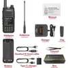 Talkpod A36Plus Walkie Talkie 8W Long Range Am Fm Two Way Radio Commutator Station Amateur Ham Wireless Set Portable Receiver 6