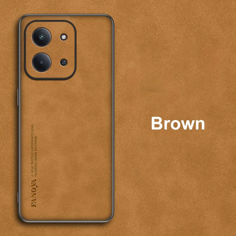 Luxury PU Leather Matte Silicone Shockproof Phone Case - Full Protection Back Cover