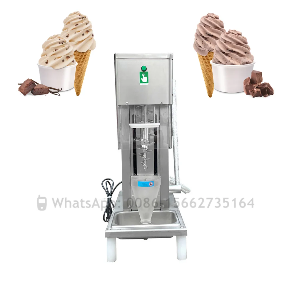 Auto Swirl Fruits Ice Cream Machine Auto Swirl Frozen Yogurt Ice Cream Mixer Real Fruit Blender