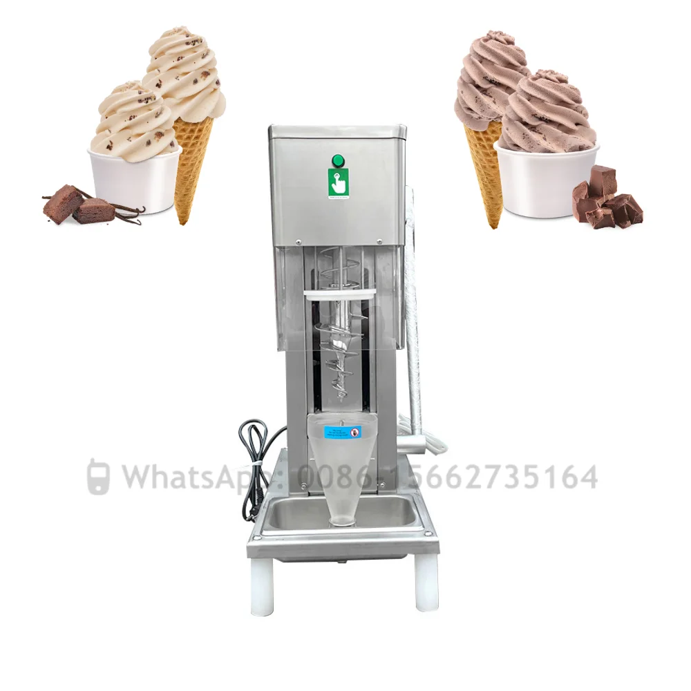Auto Swirl Fruits Ice Cream Machine Auto Swirl Frozen Yogurt Ice Cream Mixer  Real Fruit Swirl Ice Cream Blender