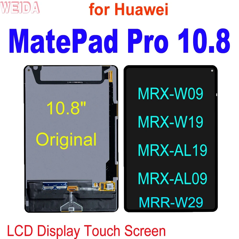

10.8" Original for Huawei MatePad Pro 10.8 LCD MRX-W09 MRX-W19 MRX-AL19 MRX-AL09 MRR-W29 LCD Display Touch Screen Assembly