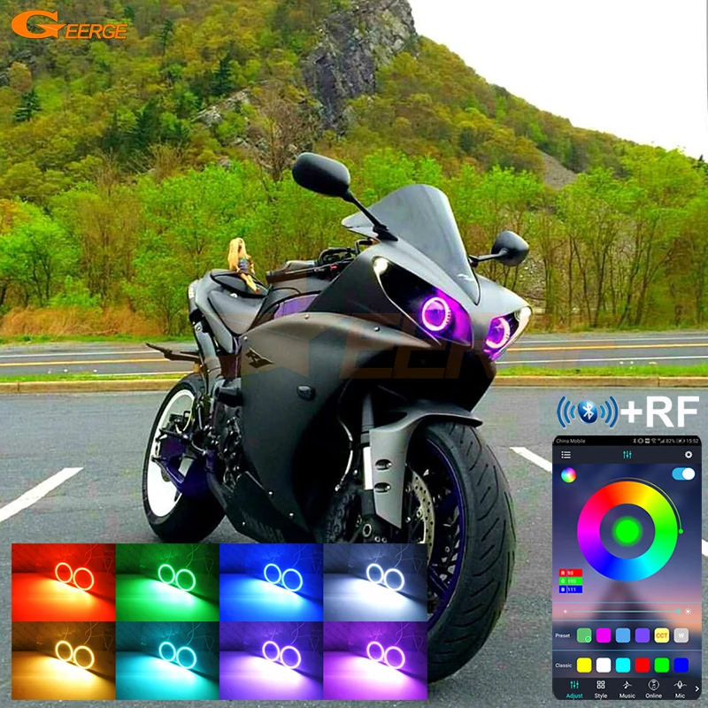 For Yamaha R1 YZF-R1 2009 2010 2011 2012 2013 2014 RF Remote BT App ...