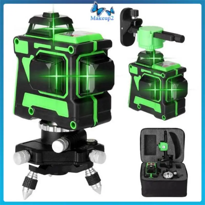 

3D 12 Lines Laser Level Tool 3° Self-leveling Function Leveling Tool Vertical Horizontal Lines with Tripod Stand