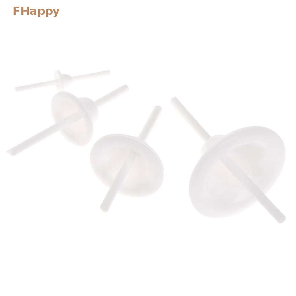 8pcs Lily Flower Holder Cupcake Stand Icing Cream Cake Flower Studs Decorating Tool Nail Baking Tools