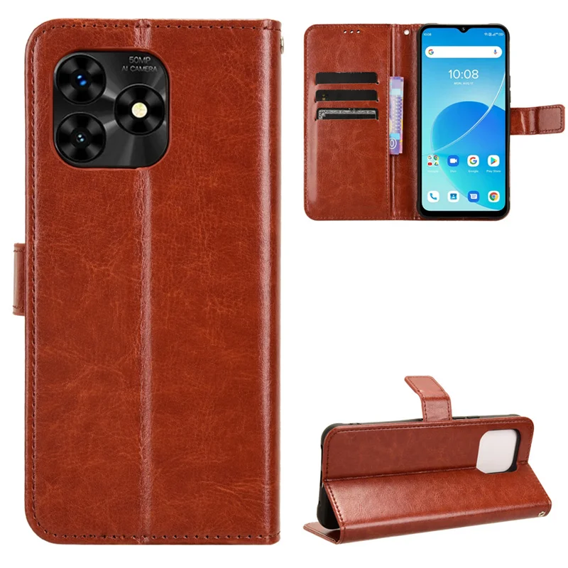 Cadorabo Cover Moto G55 Rosso - Custodia Portafoglio Professionale