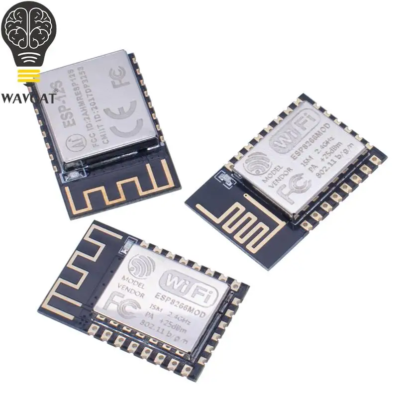 Wireless WIFI Module ESP8266 ESP-12F ESP-12E ESP-12S  Serial WIFI Model ESP-12E Upgrade Remote ESP12F ESP12 4M  WAVGAT