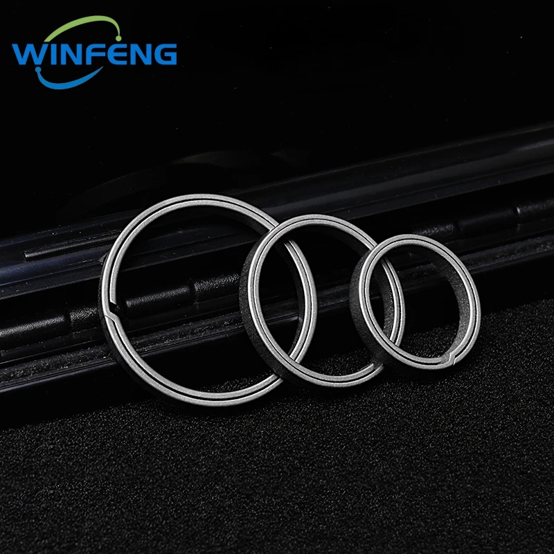 고품질 TC4 티타늄 열쇠 고리 남성 창의력 선물 Keyfobs 공예 열쇠 고리에 대한 슈퍼 경량 교수형 버클 열쇠 고리