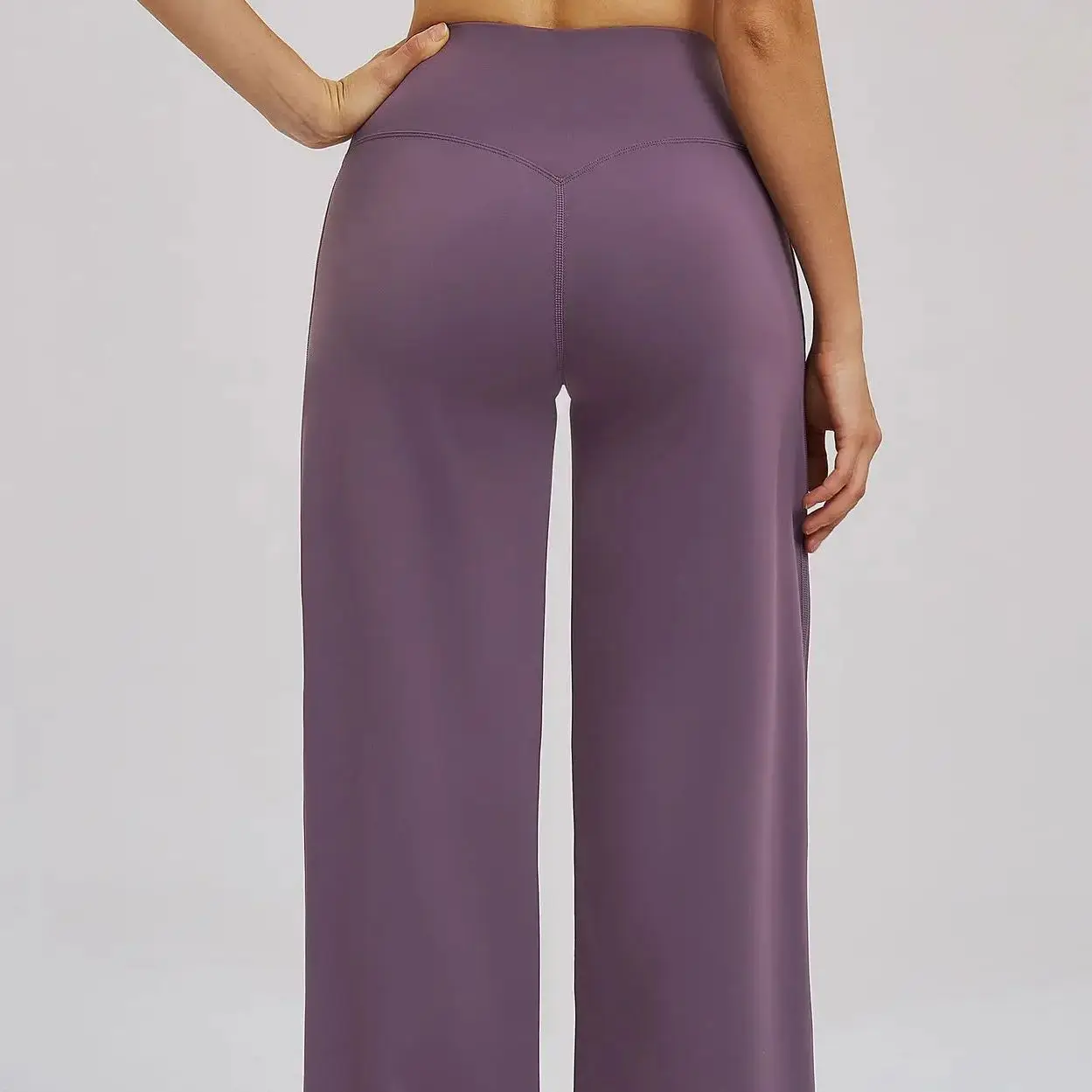 Ningyu Casual wide Leg Pants Yoga Pants Women Crossed waist Loose Pants for Outdoor Workout Running and Sports Wide Leg Pants 5