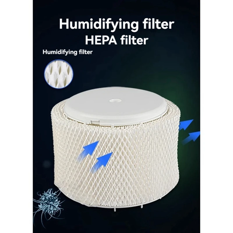 3PCS HU4101 Humidifier Replacement Filter For HU4901/HU4902/HU4903 Air Humidifier Filters For Bedroom Office