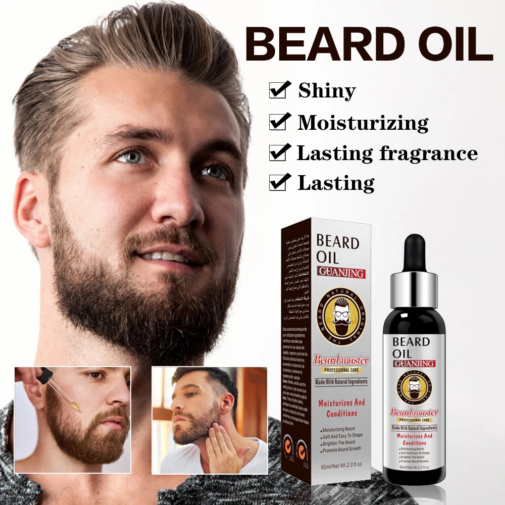 Effective Beard Growth Oil Thicken More Full Hair Beard Essential Oil