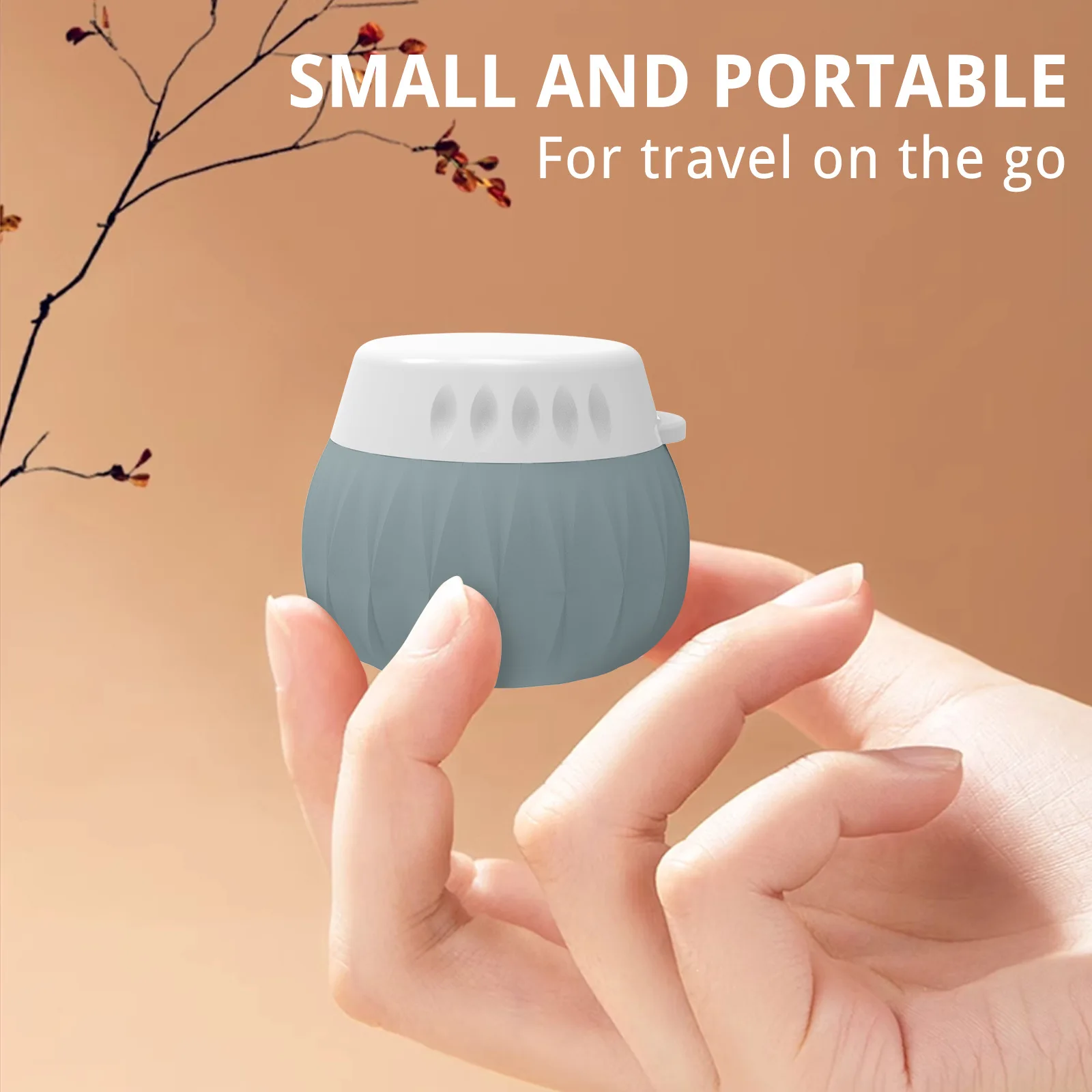 Silicone Travel Toiletry Containers Set - Leak-Proof, Reusable, 40ml Jars