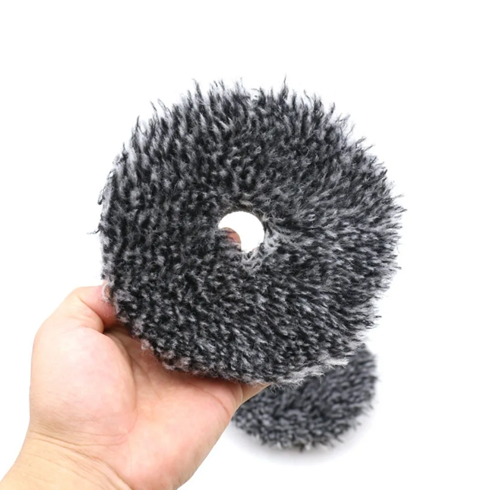 

Durable Hot Sale Newest Top-quality Polishing Pad Wool Pads Wool Pad Woolen 1PC 5/6inch Accessories Black/white
