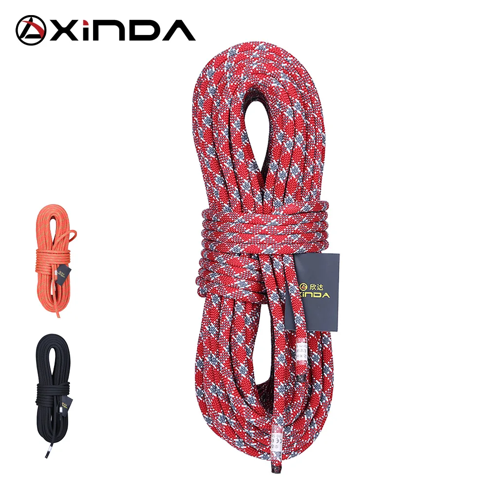 

XINDA 10M Camping Rock Climbing Rope 10mm Static Rope diameter 5200lbs High Strength Lanyard Safety Climbing Equipment Survival