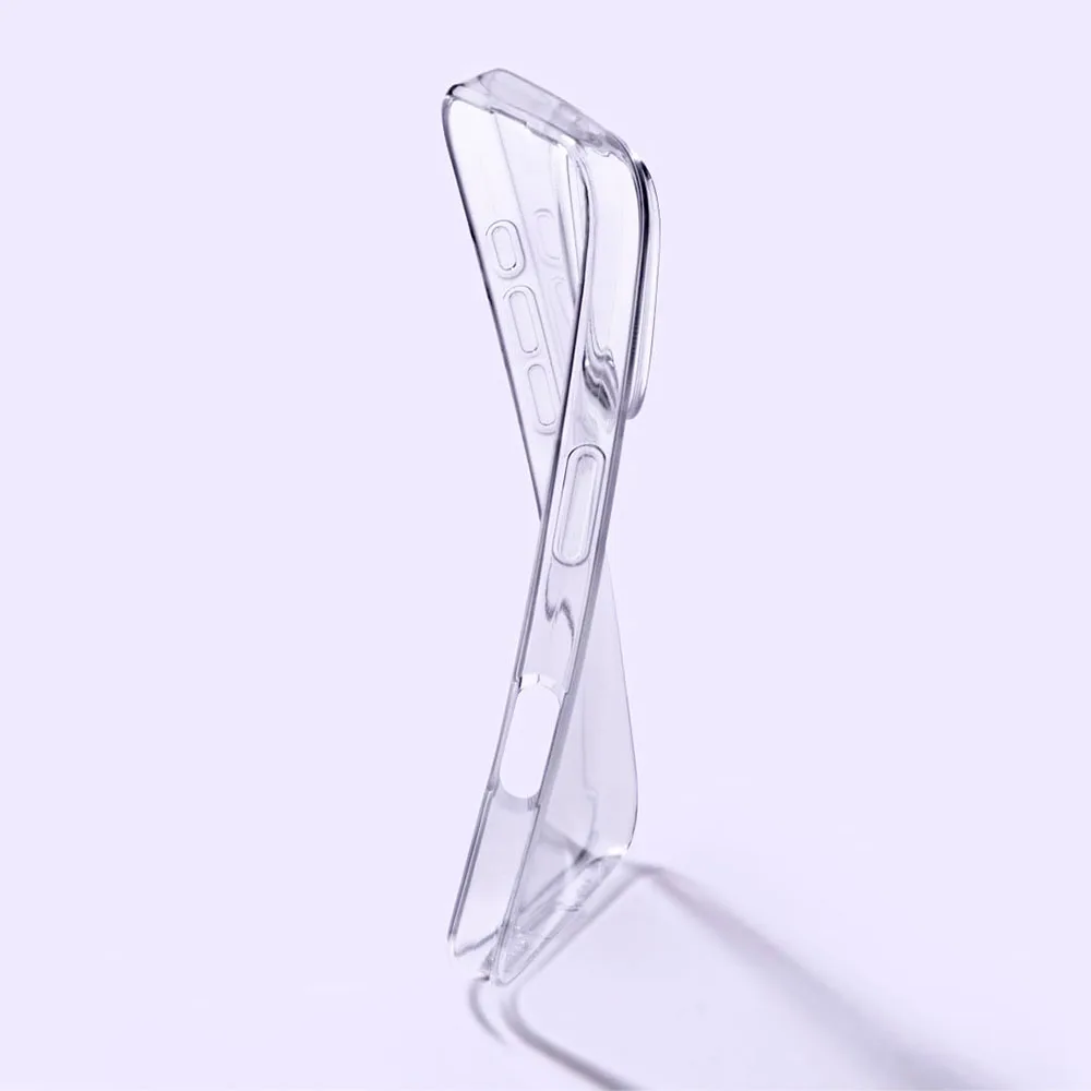Ultra Thin Clear Silicone TPU Phone Case - Transparent Soft Protective Cover