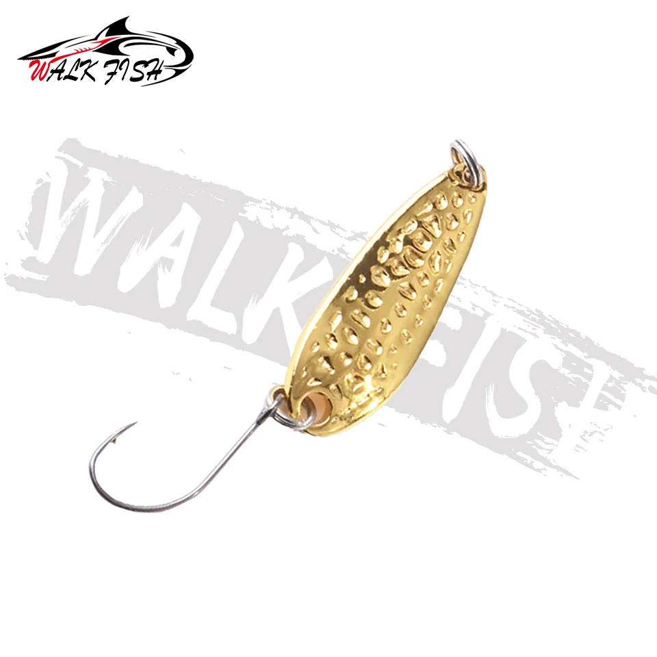 WALK FISH 1PCS Trout Spoon 3.2cm 3.5g Fishing Lure Artificial Bait With  Sharp Hooks Metal Spoon Fishing Lures Pecsa Tackle - AliExpress