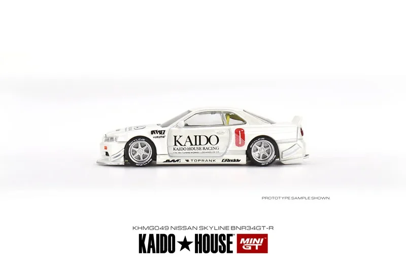 Kaido House x Mini GT Nissan Skyline GT-R (R34) Kaido Works GReddy V1 –  Heavy Metal Diecast