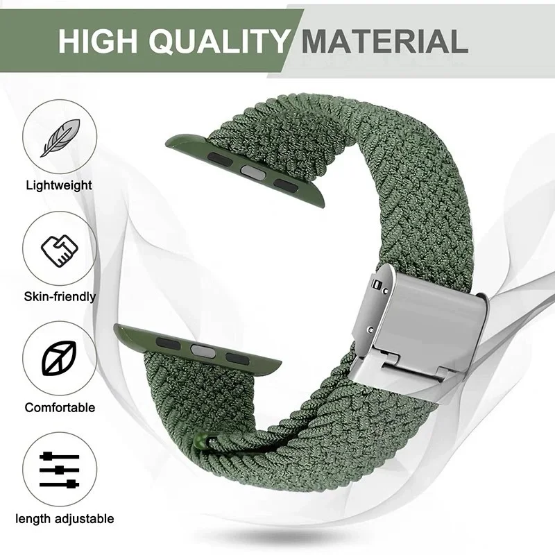 Braided Solo Loop Watch Strap in Elegant Design