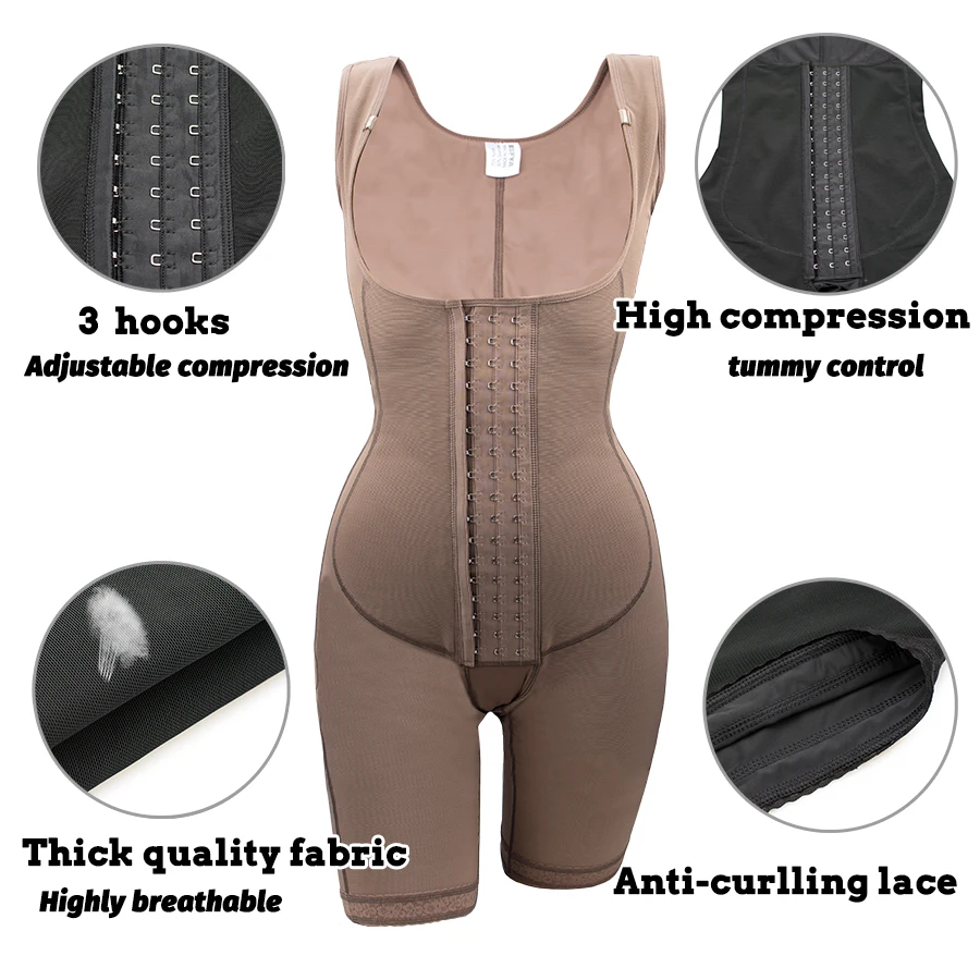 Colombian Shapewear Faja Colombian Shapewear Girdles Seamless Bodysuits Post Surgery Sculpting Body Shaper