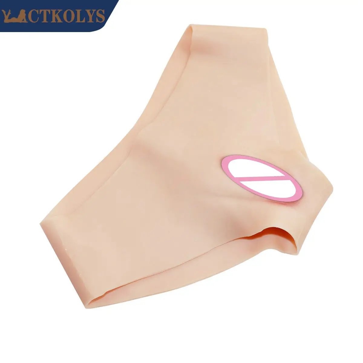 

CTKOLYS Men Silicone Fake Vagina Underwear Panties Hiding Gaff Penetratable Realistic Pussy for Crossdresser Transgender Shemale