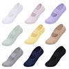3Pairs Professional Bandage Yoga Socks Non-Slip Backless Pilates Socks Women Sport Ourdoor Fitness Breathable Ballet Dance Socks 6