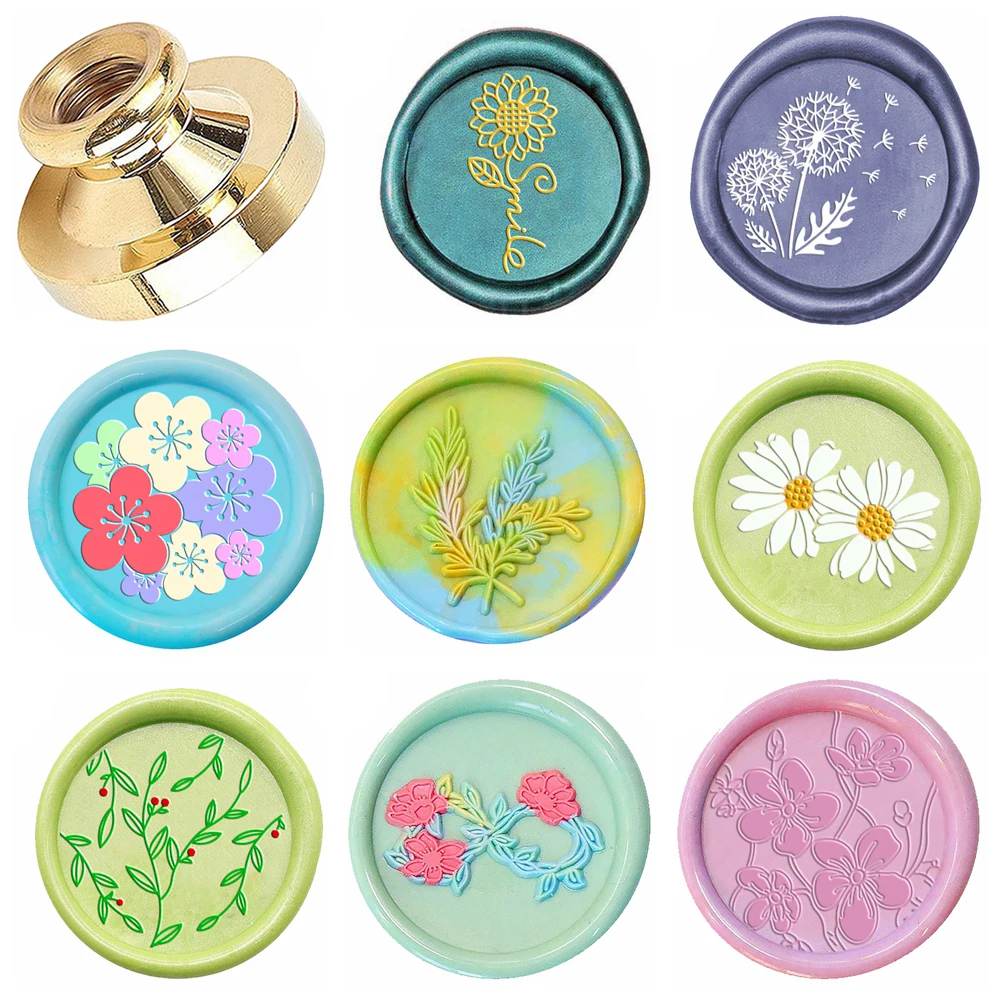 

Цветы, одуванчики, маргаритки, воск, искусственная латунь, воск, печатные штампы, головки для украшения, свадебные приглашения, конверт