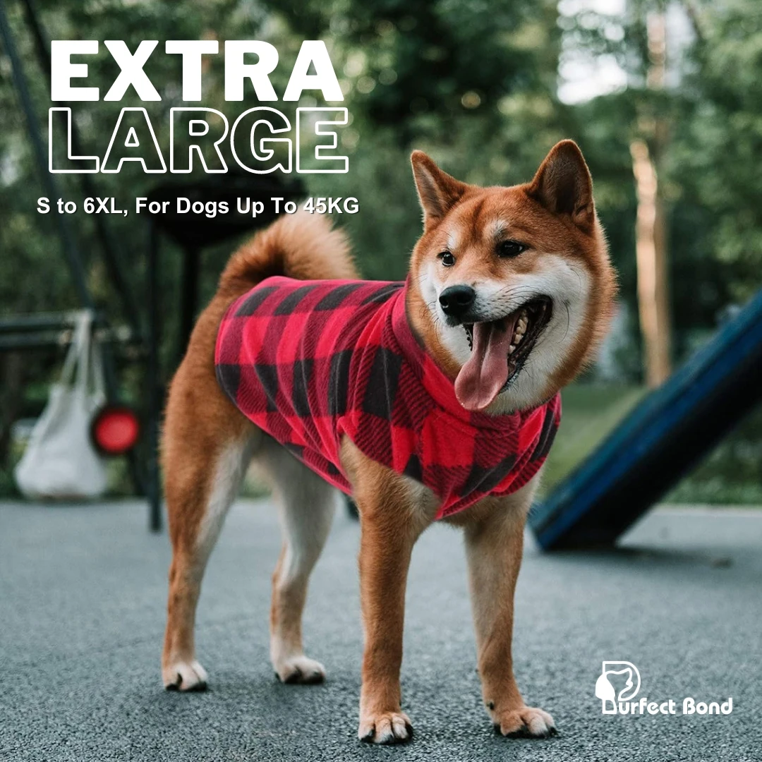 FleeceVestforDogsandCatsExtraLargeDogCoatThinDogSweater