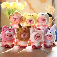 15cm Kawaii Zanmang Loopy Plush Doll Toy Kawaii Girl Y2K Cartoon Anime Transformation Loopy Series Keychain Toy Decoration Gift 1