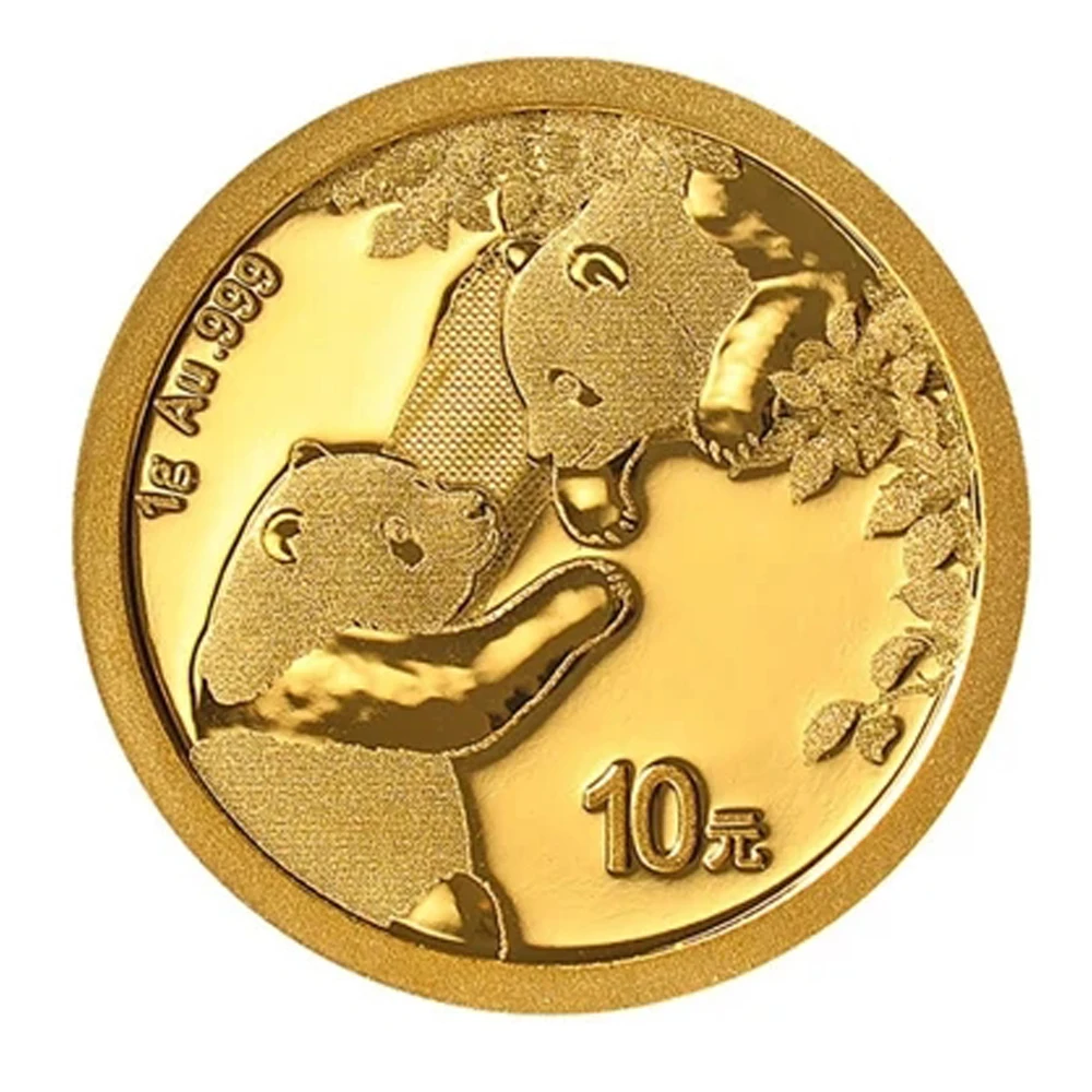 

2023 Panda Gold Commemorative Coin Real Original 1 Gram Au.999 10 Yuan
