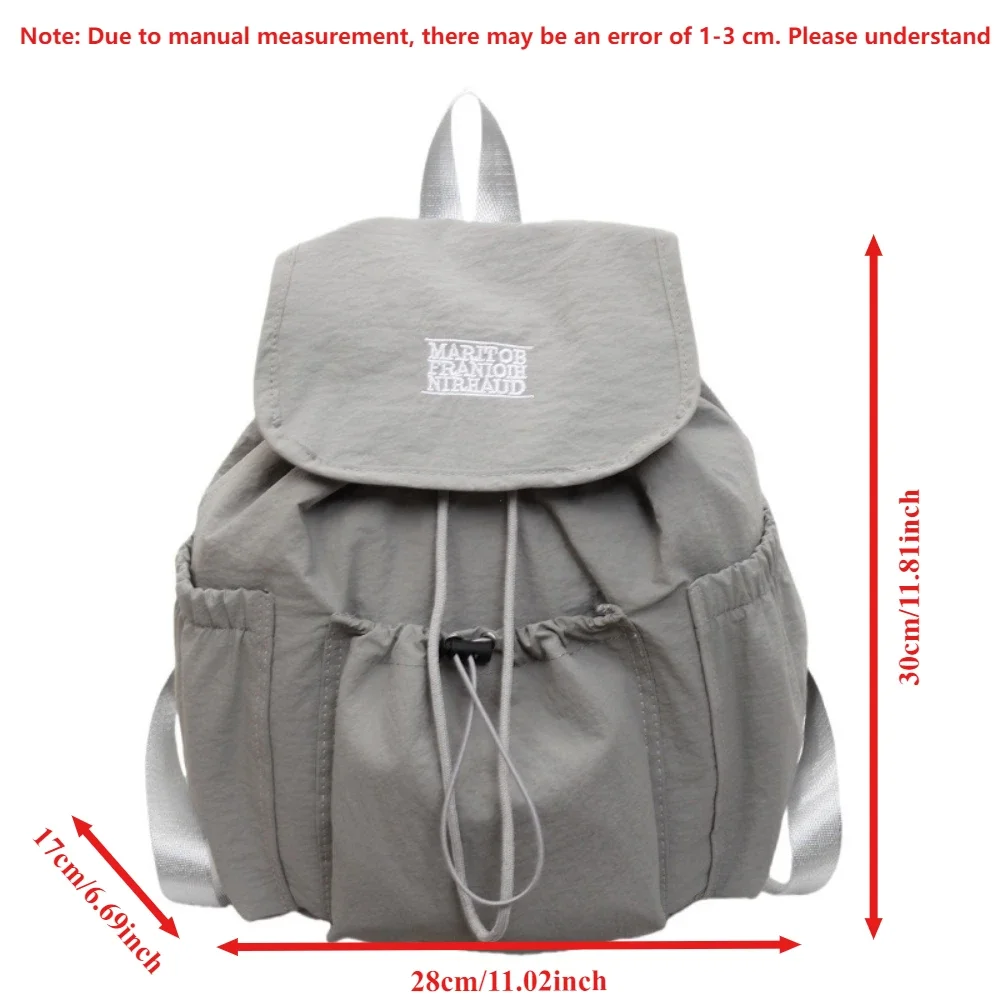Casual Large Capaci Student Backpack Women's 2026 New Sle Outdoor Faion Commuting Bag Lightweight Simple Design Multifu Backpack
