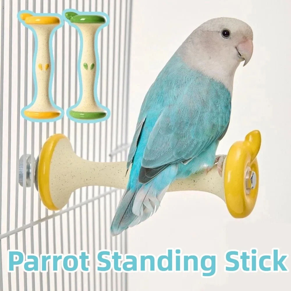 Creative Parrot Standing Stick Sturdy Fruit Core Shaped Bird Paw Grinding Durable Grinding Claws Bird Beak Grinding Stone