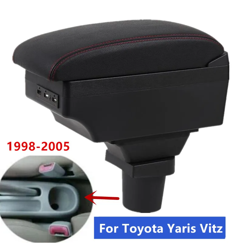 Armrest Box For Toyota Yaris Vitz Hatchback1998 1999 2000 2001 2002