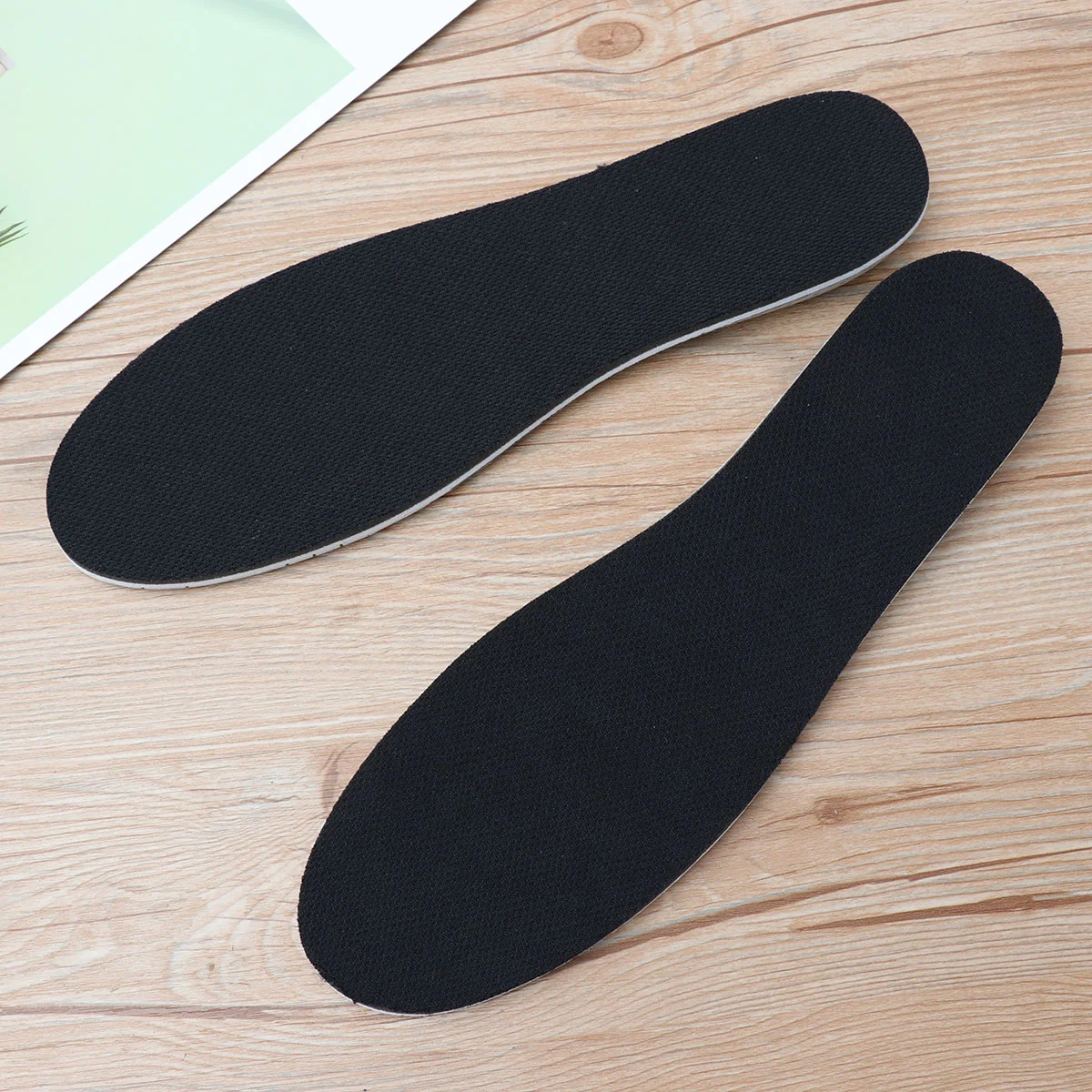 

1 Pair 2CM Increased Insole Invisible Increase Insoles Full Pad Comfort Male And Female Sponge Insoles(Black)