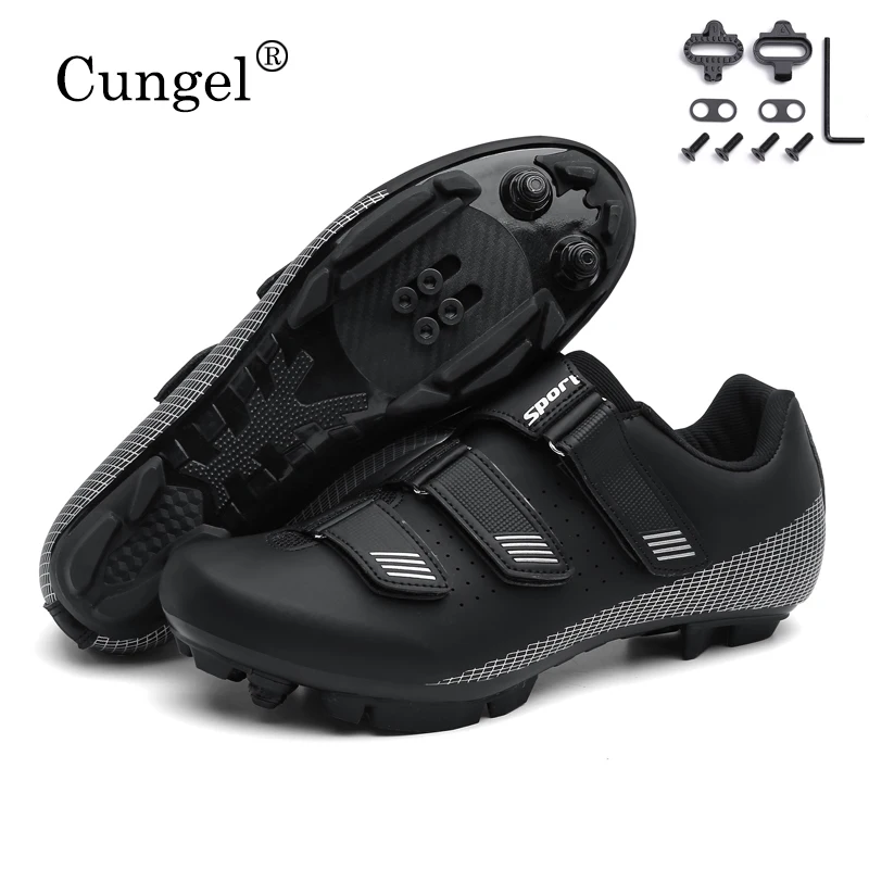 New Speed Cycling Sneaker Carbon Road Bike Shoes Men Cleat Non-slip MTB Shoes Racing Outdoor Women Mountain Bicycle Footwear SPD