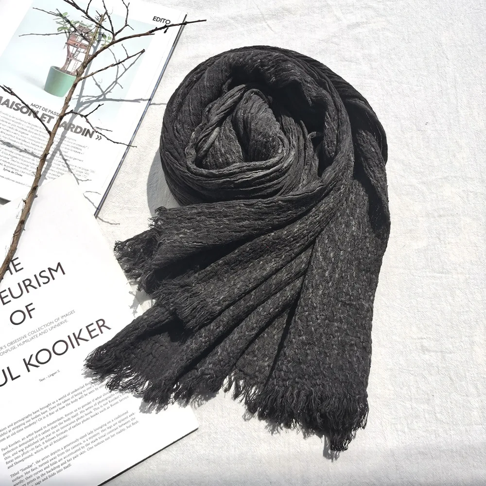 JFAN Sciarpa Invernale Donna Lunga A Scacchi Con Frange - Calda E Morbida Come Il Cashmere