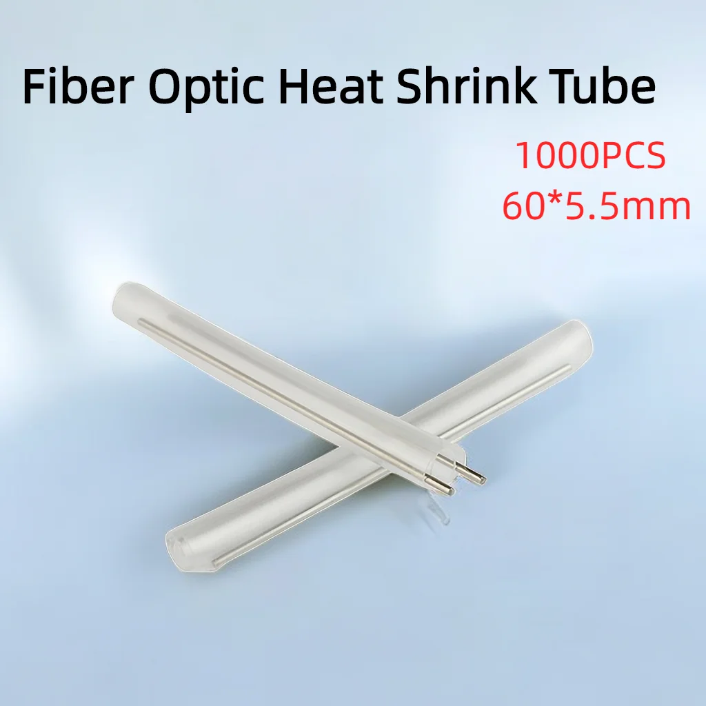 

1000pcs/lot 60*5.5mm Fiber Optic Fusion Protection Splice Sleeves Heat Shrink Tube Fiber Optic Hot Melt Tube