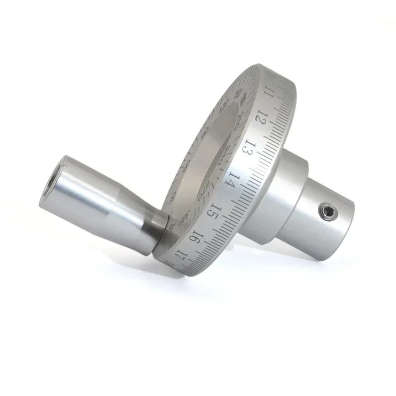 Machine Tool Metal Laser Scale Hand Wheel Manual Sliding Table Machine Tool Special with Scale with Angle Handle Rocking Wheel cnc handwheel