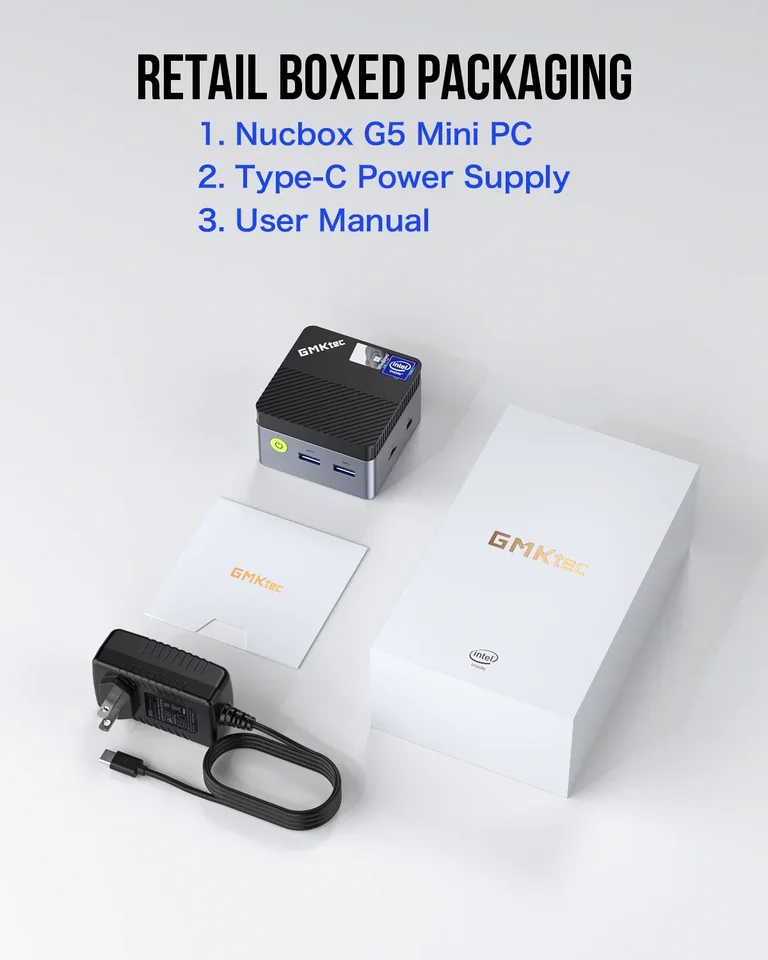 GMKtec G5 n97 mini pc Intel 12th N97 Windows 11 Pro escritorio