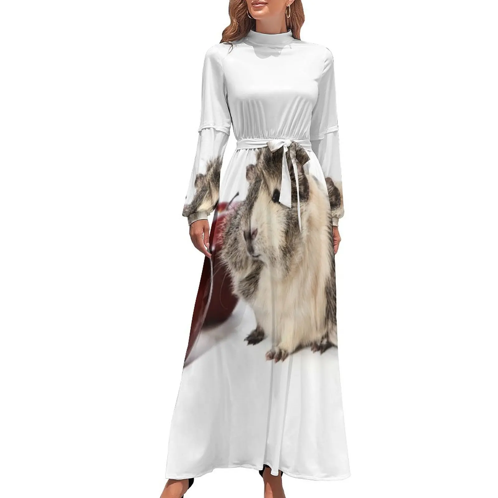 thumbnail image 1 of Vestido largo de Guinea Pig Love, vestido de vendaje, vestido de verano para mujer 2024, vestidos largos con velo de moda, 1 of 5
