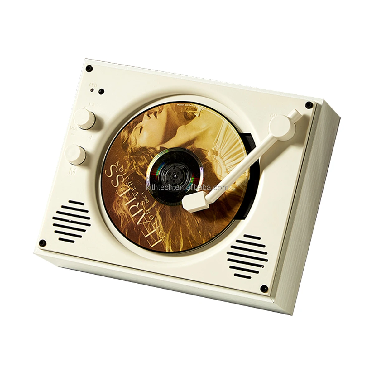 가정용 DJ 하이파이 카세트 원격, 무선 DCD VCD 턴테이블, 레코드 회전 디스플레이, 휴대용 레트로 USB 외부 CD 플레이어, 2000mAh