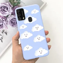 Floral Silicone TPU Shockproof Phone Case for Samsung M21S (Capa-U62)