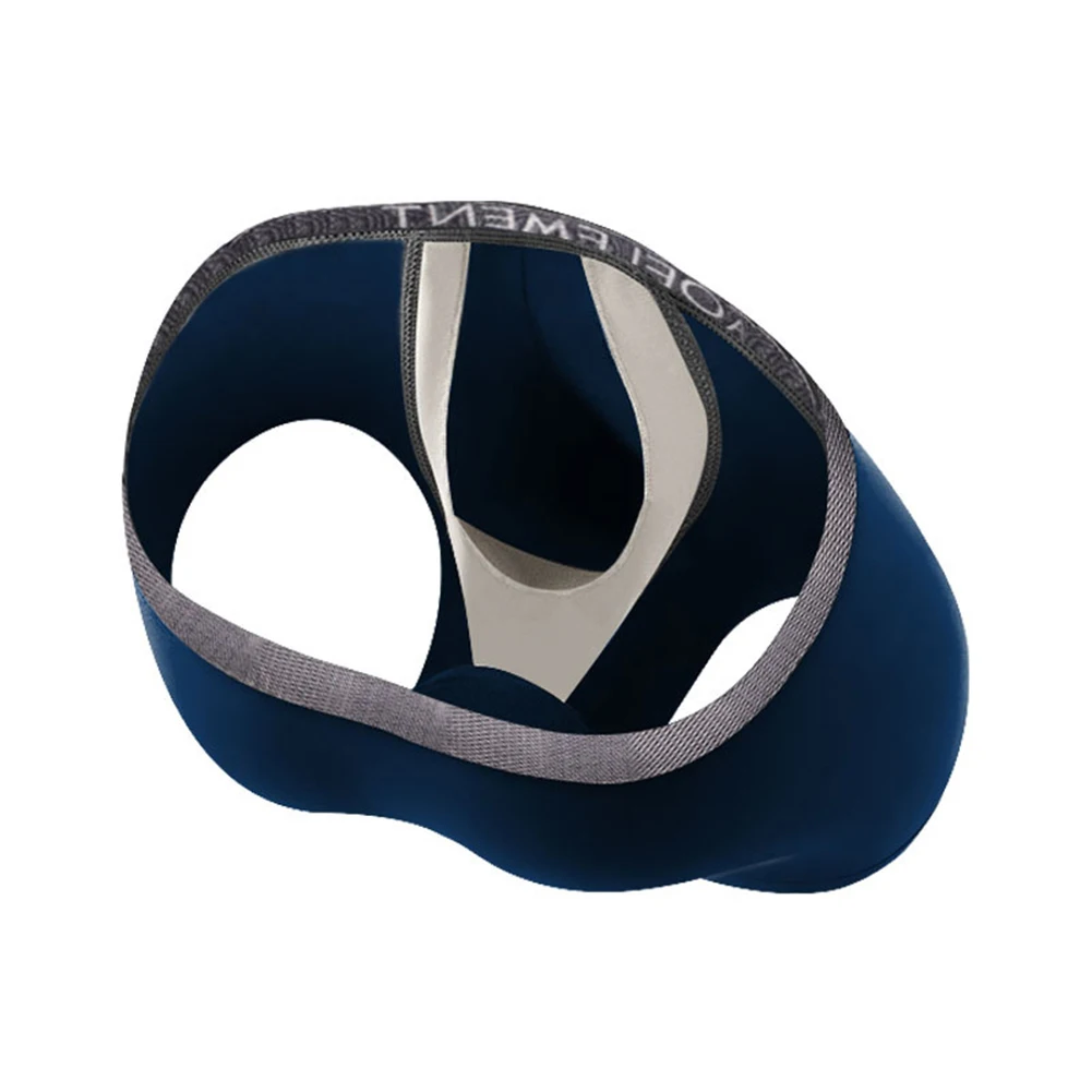 Bóxer deportivo para hombre, ropa interior cómoda, transpirable, con bolsa de cápsula espacial, bolsa de bola separada