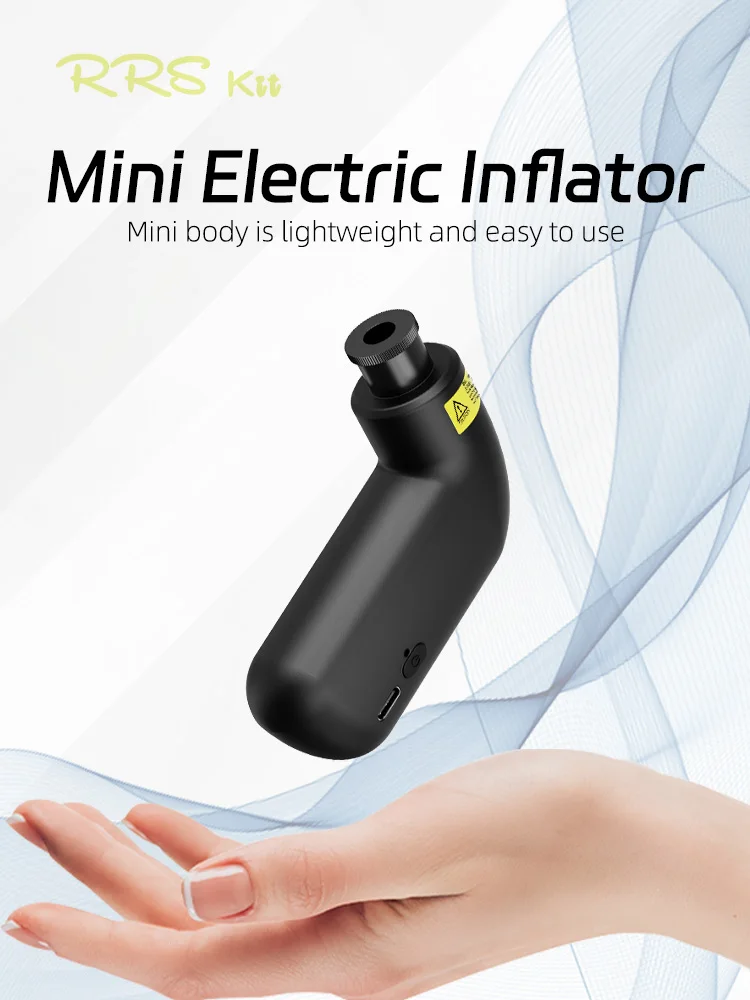 Description Picture 5 of itemRRSKIT Mini Electric Air Pump 100PSI Portable Bike Pump Rechargeable Compressory Tire Inflator For Motorcycle Bicycle Inflator