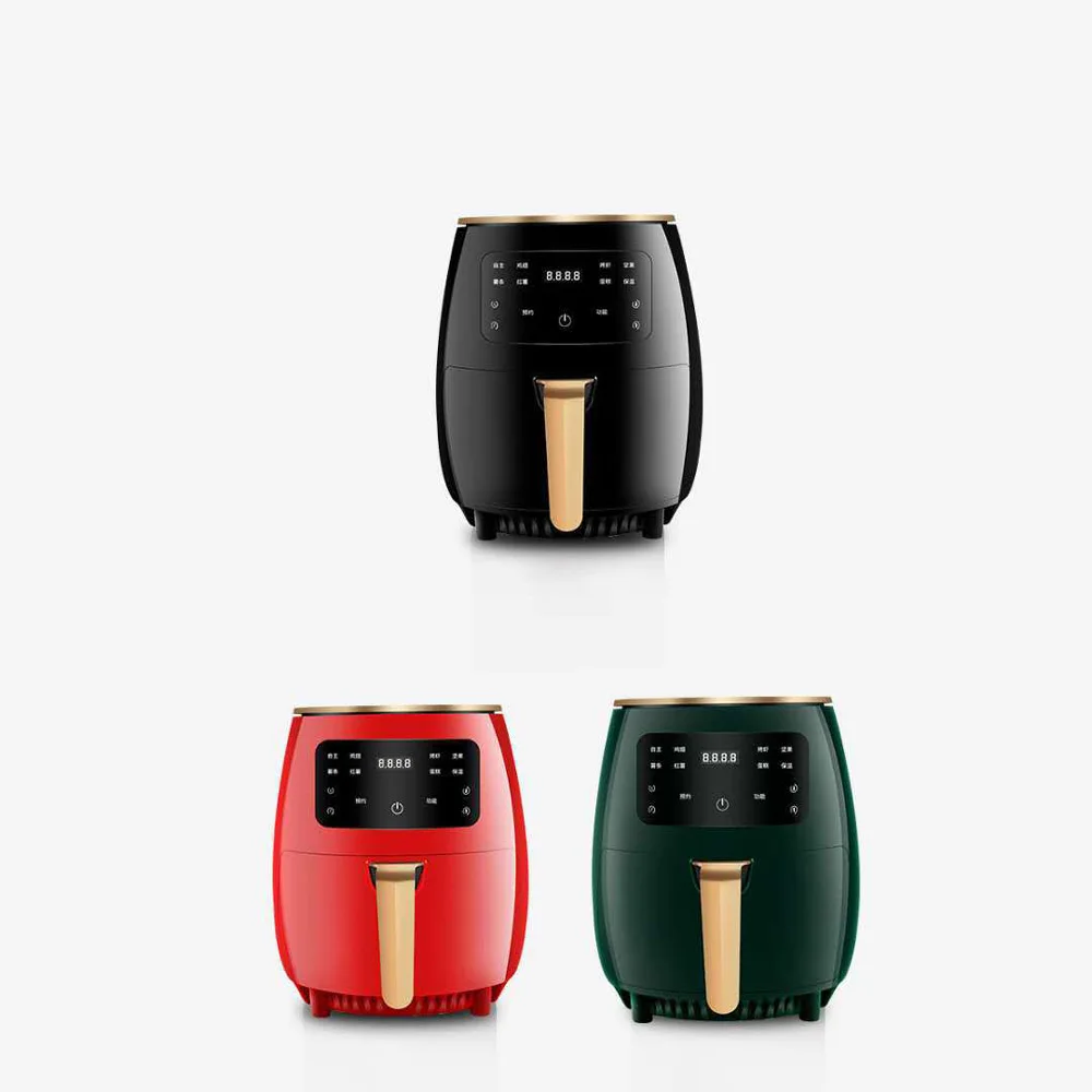 4.5l household air fryer without oil multifunctional air fryer lcd large capacity frying machine non fried chicken fries machine 4.5L Household Air Fryer without Oil Multifunctional Air Fryer LCD Large Capacity Frying Machine Non-fried Chicken Fries Machine 6