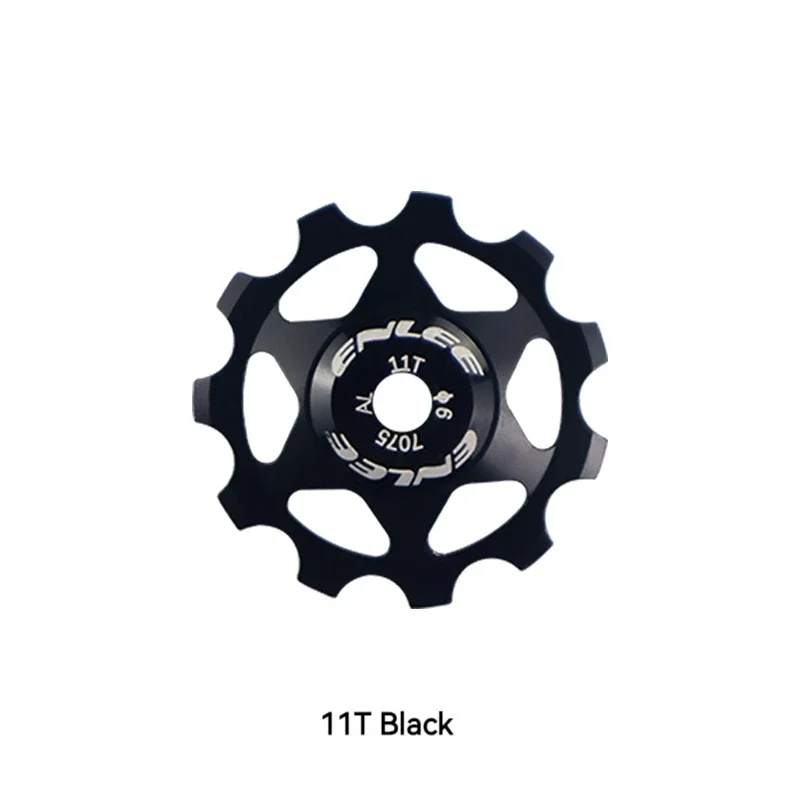 Vibrant Aluminum Alloy Bicycle Rear Derailleur Guide Wheel with Ceramic Bearings