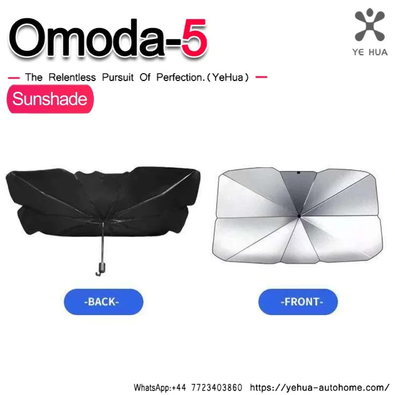 For Chery Omoda C5-Car parasol car front windshield visor sunshade car with sun block folding sunscreen sunshade