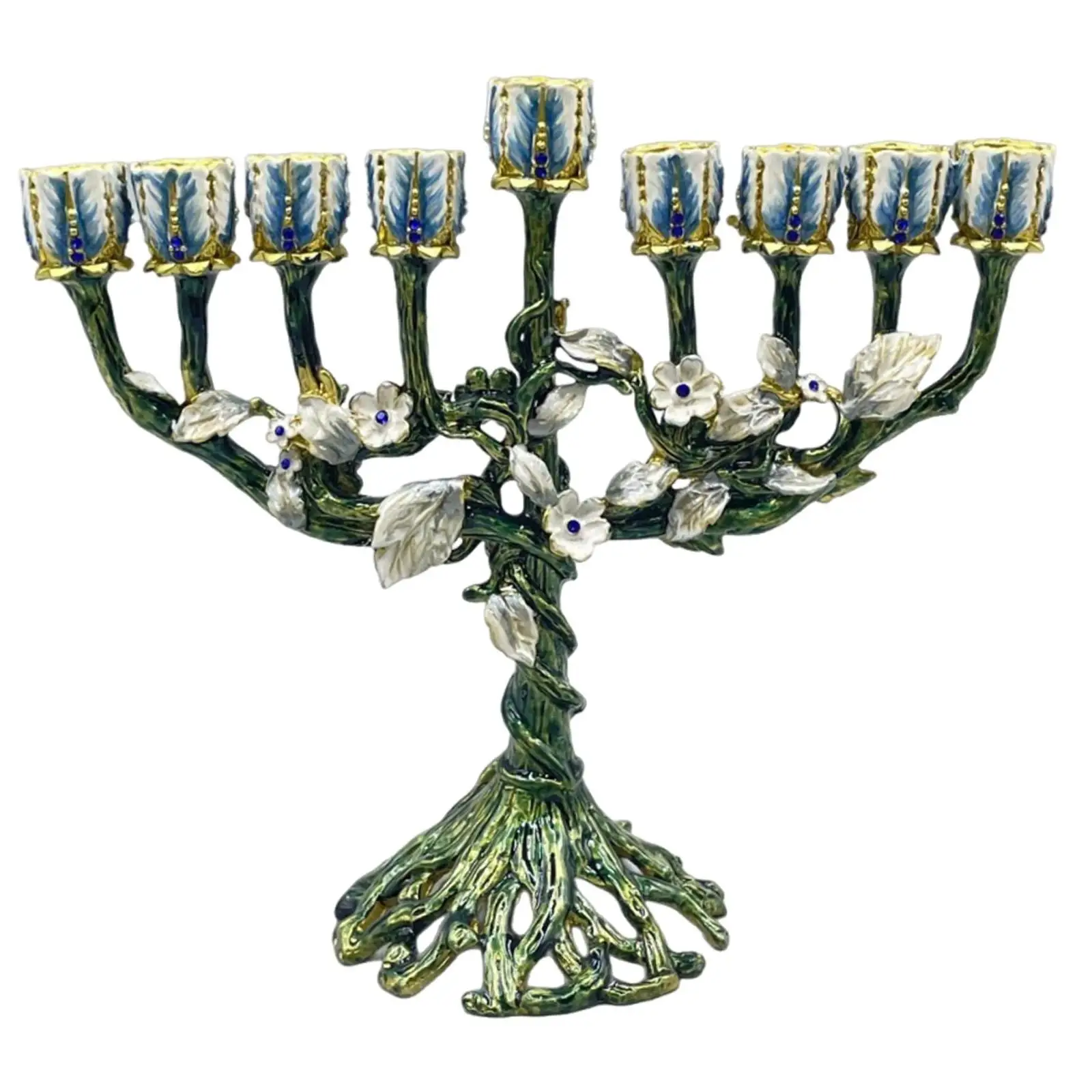 Traditional Menorah Photo Prop Zinc Alloy Christmas Hanukkah Candleholder for Farmhouse Dinner Livingroom Sideboard Anniversary Traditional Menorah Photo Prop Zinc Alloy Christmas Hanukkah Candleholder for Farmhouse Dinner Livingroom Sideboard Anniversary