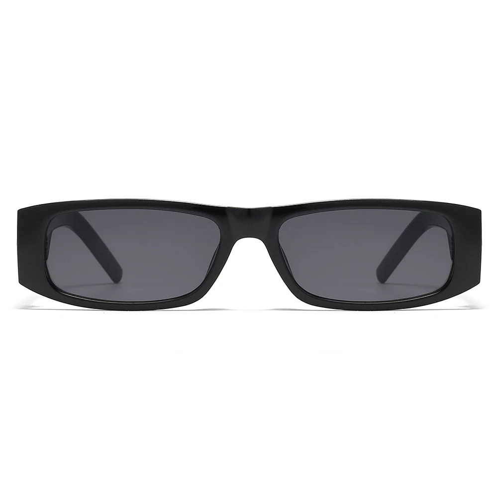 Off-White Marfa Rectangular Frame Sunglasses Black/Dark Grey/White for Men