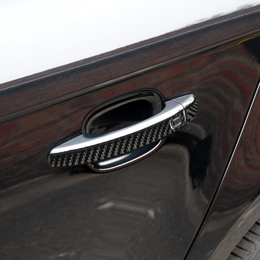 Door Gate Grab Handle Decoration Trim Cover Decal Car Interior Accessories for A4L A5 2009 2010 2011 2012 2013 2014 2015