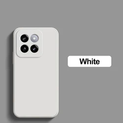Liquid Silicone Shockproof Soft Phone Case - Enhanced Protection and Style for Mi 15T (Antique White)