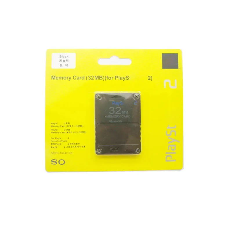 High quality 8MB 16MB 32MB 64MB storage card For PS2 Memory Card game accessory Repair Replacement